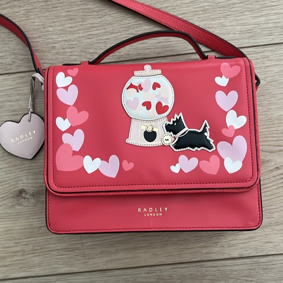 RADLEY LONDON I CHOOSE YOU Valentine’s Day Crossbody Fold Over - Picture 3 of 9